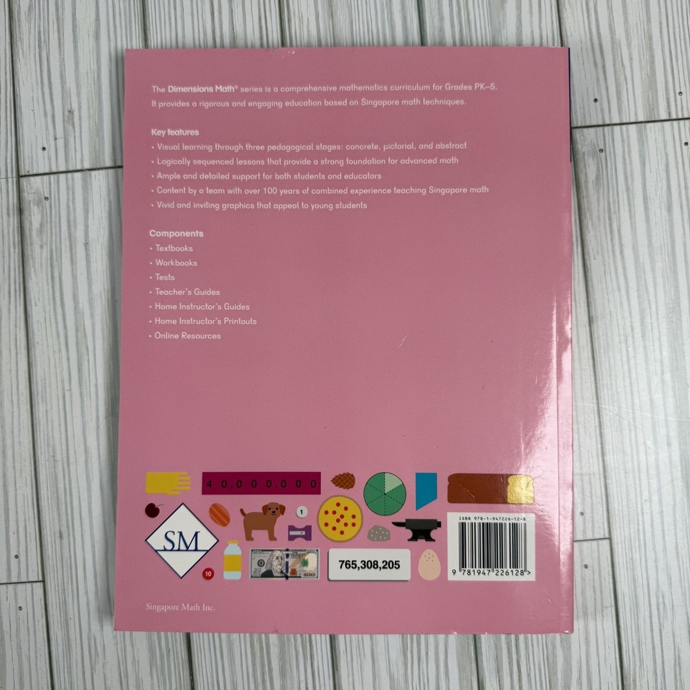 Dimensions Math Textbook 5A | Singapore Math Inc.‎ [Paperback] - Picture 2 of 3